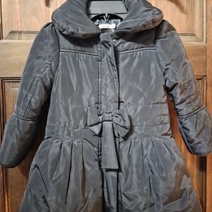 Billieblush Elegant Dark Blue Puffer Coat for Kids